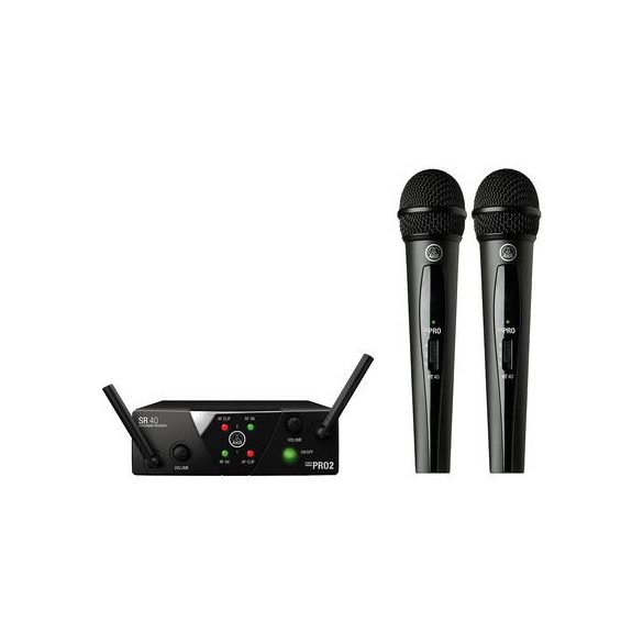 AKG WMS40 Mini Dual Vocal Set vezetéknélküli dupla kézi mikrofon szett 