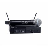 SHURE SLXD24E/B58-G59 SLX-D digitális rendszer, kéziadó BETA58A mikrofonfejjel, vevő