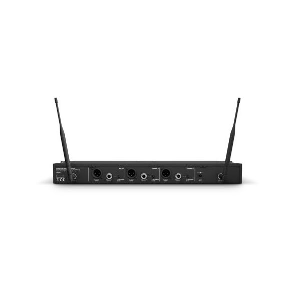 LD Systems U505 HHD 2 diversity mikrofon készlet dupla vevő, 2 db dinamikus kapszulás kézi adóval, 584-608 MHz