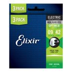   Elixir OptiWeb (16550) 9-42 Super Light elektromos húrkészlet 3db