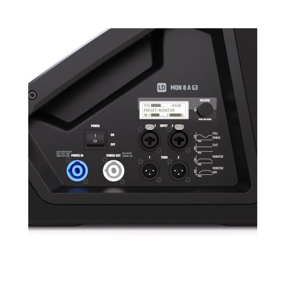 LD Systems MON 8 A G3 aktív 8”-os koaxiális színpadi monitor