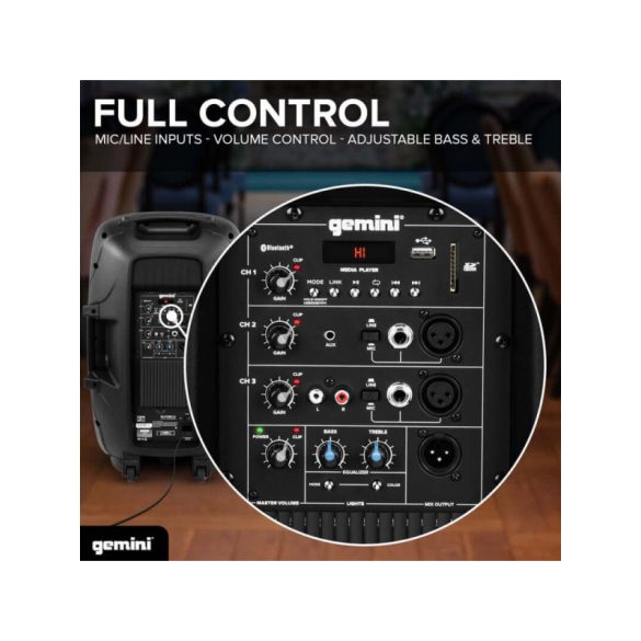 GEMINI AS-2115BT  PA szett