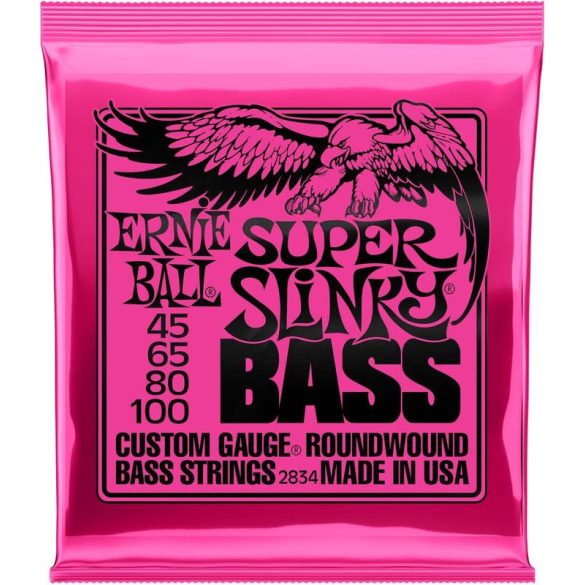 Ernie Ball 2834 Nickel Wound Super Slinky 45-100