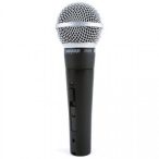   SHURE SM58SE Dinamikus mikrofon, kardioid karakterisztika, kapcsolóval
