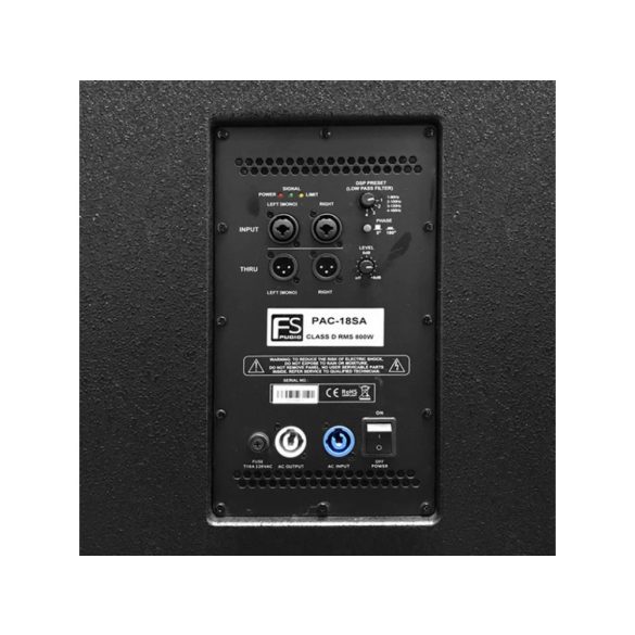 FS Audio FS-1218A Hangrendszer