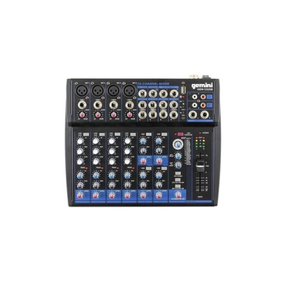 GEMINI GEM-12USB Keverő effektekkel