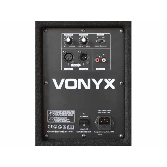 Vonyx SWA-18 500/1000W (18″) AKTÍV mélyláda