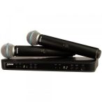   SHURE BLX BLX288E/B58-H8E  Dupla vokál szett, dupla vevő, 2 db kéziadó Beta58 mikrofonfejjel